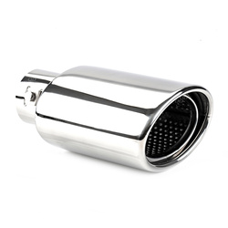 Końcówka tłumika wydechu stal nierdzewna MT 023 chrom AMIO-02355