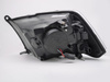 Czarne reflektory lampy Dodge RAM 2009–2018 LED TUBE PROJECTOR