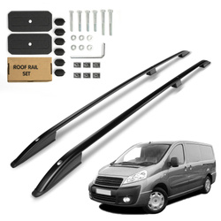 Relingi dachowe Peugeot Expert II VF3 L2 2007-2016 Czarny LONG