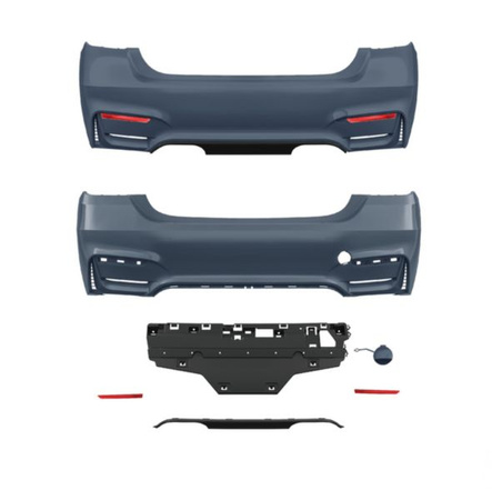 ZDERZAK TYLNY DO BMW F32 F33 F36 13-21 PDC+DYFUZOR