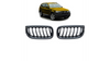Grill sportowy pojedyncze żeberka Gloss Black BMW X3 E83 przed liftem 2003-2006