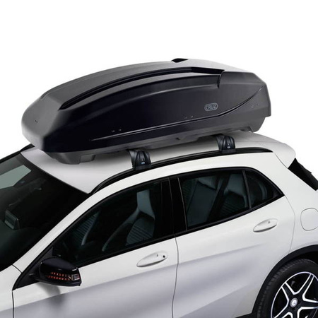  Bagażnik boks dachowy CRUZ Paddock 400N czarny błyszczący 75 kg Model 2021 