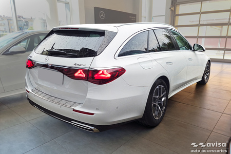 Nakładka na zderzak tylny do Mercedes Klasa E W214 Kombi (Stal)