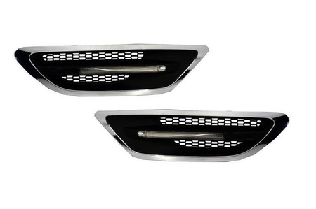 BOCZNE WLOTY Z KIERUNEK BMW F10 F11 LOOK M5 CZARNE