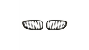 Grill sportowy podwójne żeberka Matt Black BMW 3 F34 2013-2020