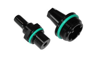 Zawór PCV aluminiowy N54 + zaślepka