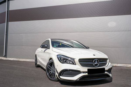PRZEDNI SPOILER SPLITERY MERCEDES CLA W117 16-19