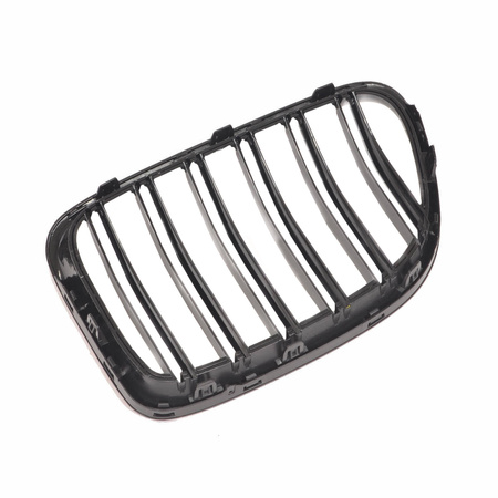 Grill BMW X1 E84 podwójne żeberka Gloss Black