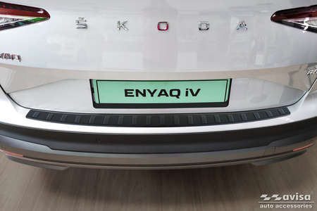 Nakładka na zderzak tylny Skoda Enyaq iV (Czarny Mat)
