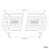 Lampa robocza panelowa LED BAR AWL28 420W 52cm 42000lm 12V 24V AMIO-02542