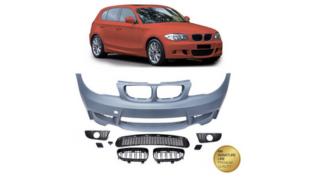 Przedni zderzak sport  BMW 1 (E81, E87) Hatchback 1 (E88) Cabrio 1 (E82) Coupe 2004-2013