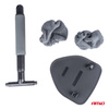 Teleskopowa myjka szczotka do szyb okien luster 28-47 cm AMIO-02611
