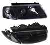 Lampy reflektory przednie Vw Passat B5 96-00 DEPO czarne soczewki