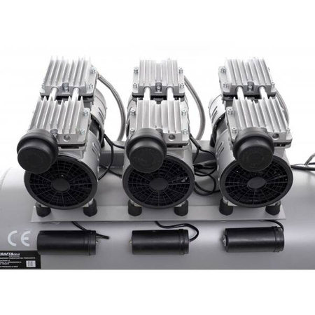 Kompresor bezolejowy 100L 3 x 1500W KD1397
