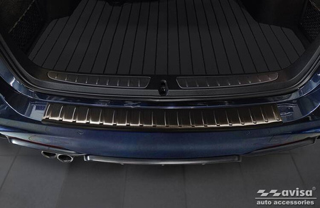 Nakładka na zderzak tylny do BMW serii 3 F31 Touring (Czarna)