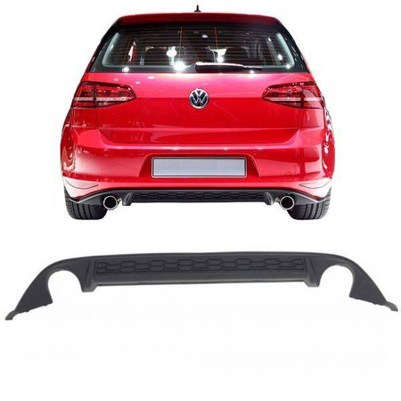 DYFUZOR TYLNY VW GOLF 7 12- GTI LOOK DUPLEX