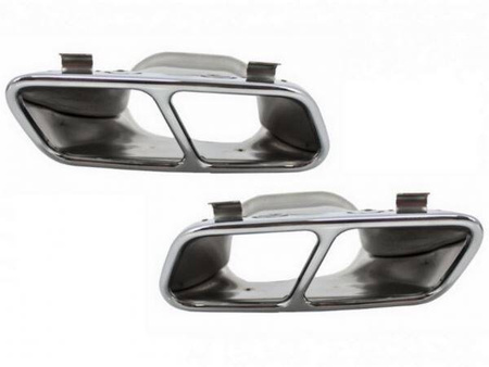 KOŃCÓWKI MERCEDES W176 CLA LOOK AMG CHROME