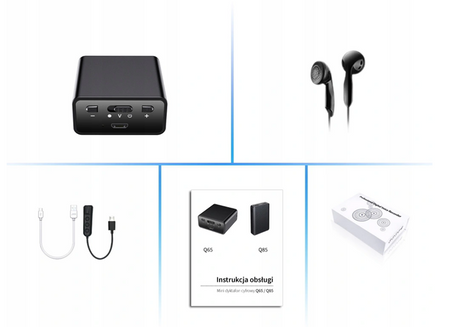 Dyktafon podsłuch szpiegowski detekcja 32GB USB