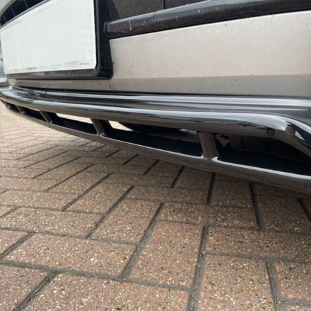 PRZEDNI SPOILER VW T6.1 19-24 GLOSS BLACK VER. 3