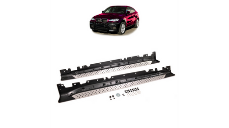 Stopnie boczne z aluminium BMW X6 E71 E72 2007-2014