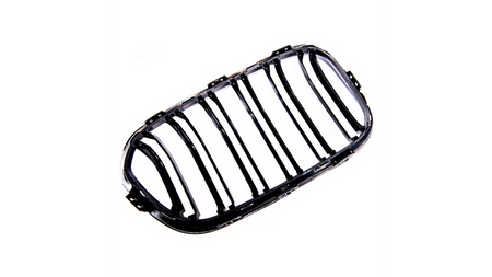 Grill sportowy podwójne żeberka Chrome & Black BMW 1 F20 F21 Facelift 2015-2019