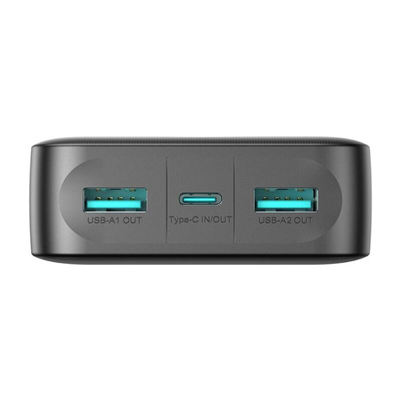 Powerbank Joyroom JR-PBF14 2.4A LED; 20000mAh (czarny)