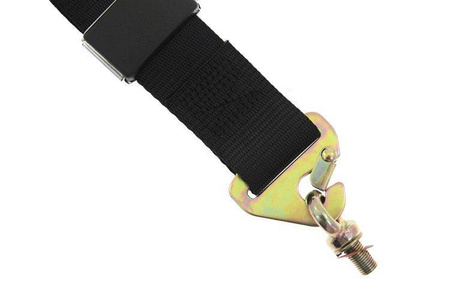 Pasy sportowe 4p 2" Black - Pro Sport