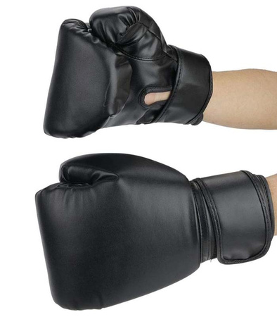 RĘKAWICE BOKSERSKIE 2 SZT OCHRONNE DUŻE MIĘKKIE NA RZEP DLA MŁODZIEŻY DOROSŁYCH DO ĆWICZEŃ TRENINGU BOKSU