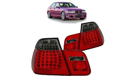 Zestaw Lamp Tylnych LED Red Smoke  BMW 3 (E46) Sedan Facelift 2001-2005