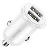 Ładowarka samochodowa Baseus Grain Pro 2x USB 4.8A (biała)