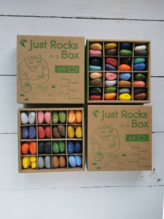 Kredki Crayon Rocks w pudełku 64 sztuki - 32 kolory