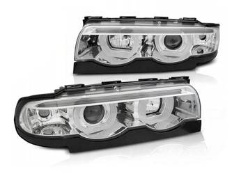 Lampy Reflektory Bmw E38 94-01 Ringi 3d Led Chrome