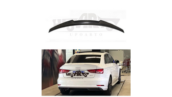 Lotka Lip Spoiler Gloss Black AUDI A3 2014-2020