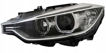 Reflektory lampy przednie BMW F30 F31 Angel Eyes LED Black