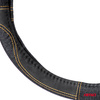 Pokrowiec nakładka na kierownicę samochodową M 37-39cm SWC-52-M AMIO-03565