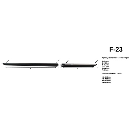 KIA SPORTAGE V listwy boczne