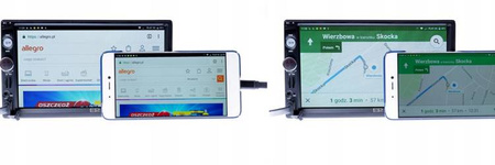 Radio Samochodowe 7 Cali 2DIN Gps Bt Usb Pilot