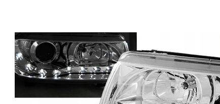 Reflektory przednie VW Passat B4 CHROM DAYLIGHT