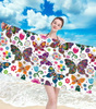RĘCZNIK PLAŻOWY KĄPIELOWY 100 X 180 CM MIKROFIBRA DUŻY SZYBKOSCHNĄCY MIĘKKI KOLOROWY