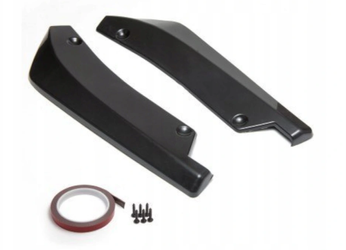 Uniwersalne lotki dokładki tylnego zderzaka black