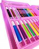 ZESTAW ARTYSTYCZNY KREDKI FARBKI DO MALOWANIA 98 SZT W WALIZCE