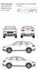 Bagażnik dachowy CRUZ AIRO FIX DARK Audi Q3 12-18