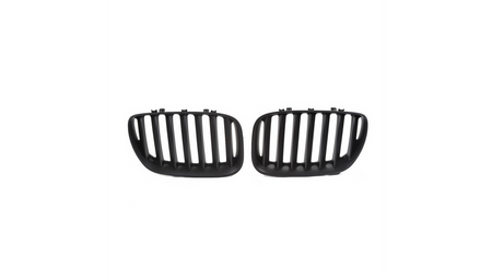 Grill sportowy pojedyncze żeberka Matt Black BMW X5 E53 przed liftem 1999-2003