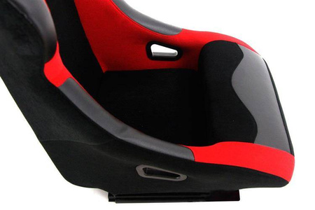 Fotel sportowy MONZA RACE PLUS Welur Red