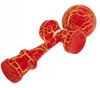 KENDAMA JAPOŃSKA GRA ZRĘCZNOŚCIOWA DREWNIANA DWUKOLOROWA ZŁAP KULKĘ