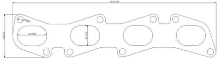 Flansza kolektora wydechowego Fiat Coupe, Fiat 16V