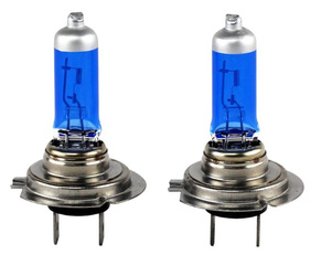 Komplet żarówek SUPER WHITE H7 55W +30%