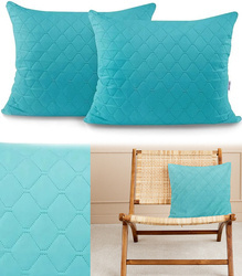 POSZEWKA DEKORACYJNA 2 SZT. 50 x 60 CM POKROWIEC NA PODUSZKĘ PIKOWANY EFEKTOWNY