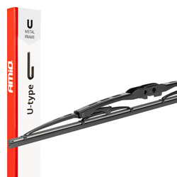 Wycieraczka samochodowa szkieletowa metalowa U-Type uniwersalna 23" 580 mm 58 cm AMIO-04013