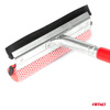 Myjka do szyb okien luster + ściągaczka do wody na drewnianym kiju 60 cm AMIO-03857
